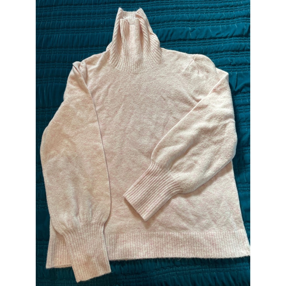 J.Crew Pink Marl High Neck Long Sleeve Sweater‎ Size XL